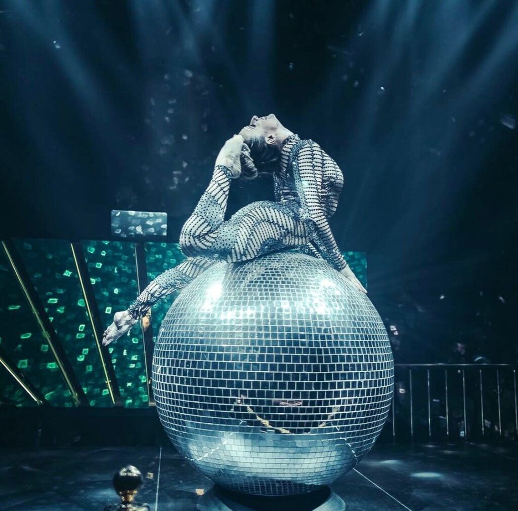 Mirror Ball Acrobat